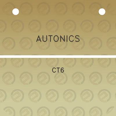 autonics-ct6