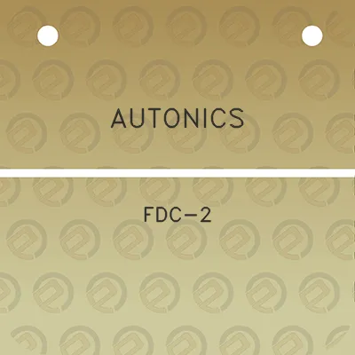 autonics-fdc-2