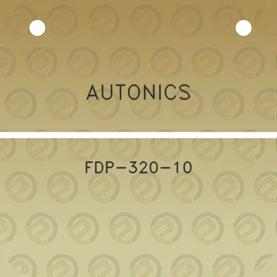 autonics-fdp-320-10