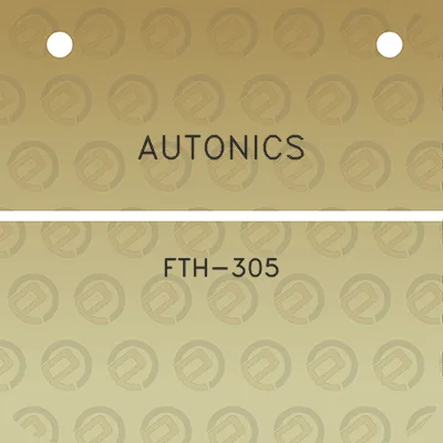 autonics-fth-305