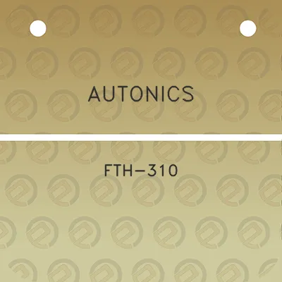 autonics-fth-310