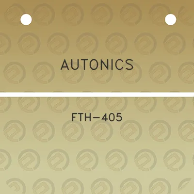 autonics-fth-405