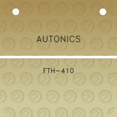 autonics-fth-410