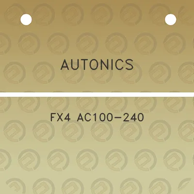 autonics-fx4-ac100-240