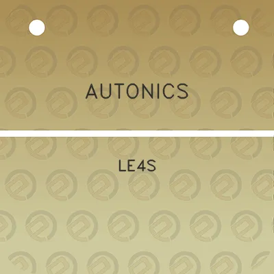 autonics-le4s