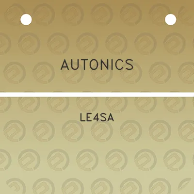 autonics-le4sa