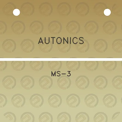 autonics-ms-3