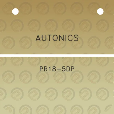 autonics-pr18-5dp