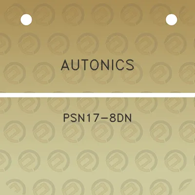 autonics-psn17-8dn