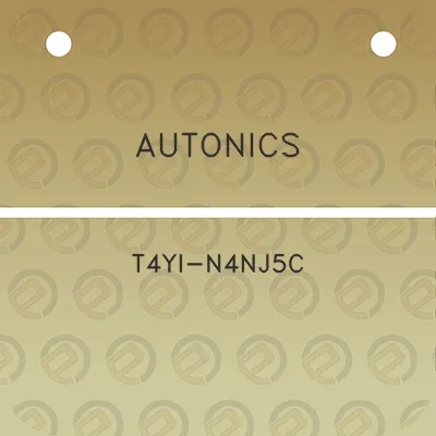 autonics-t4yi-n4nj5c