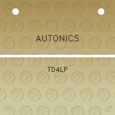 autonics-td4lp