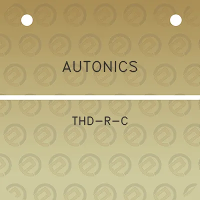 autonics-thd-r-c