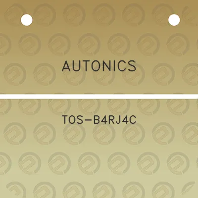 autonics-tos-b4rj4c