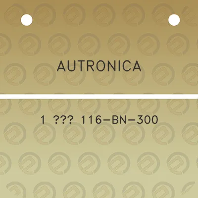 autronica-1-116-bn-300