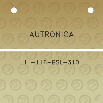 autronica-1-116-bsl-310