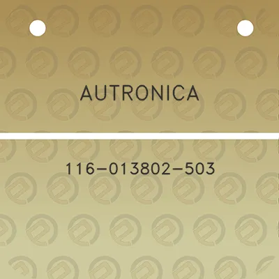 autronica-116-013802-503