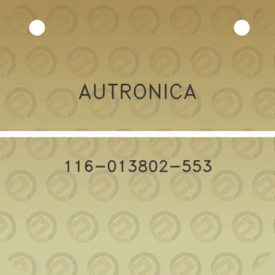 autronica-116-013802-553