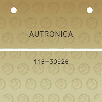 autronica-116-30926