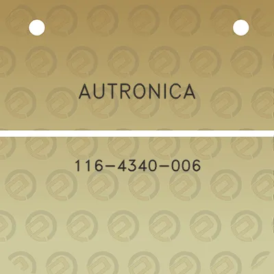 autronica-116-4340-006