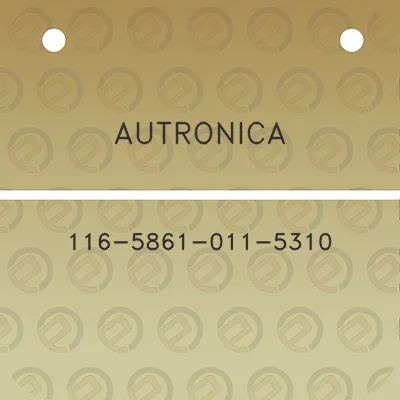 autronica-116-5861-011-5310