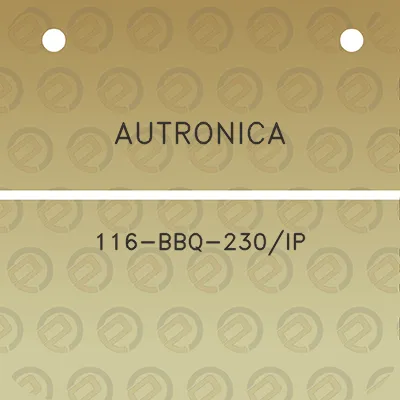 autronica-116-bbq-230ip