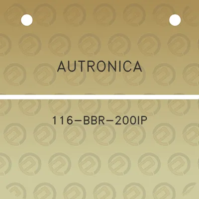 autronica-116-bbr-200ip