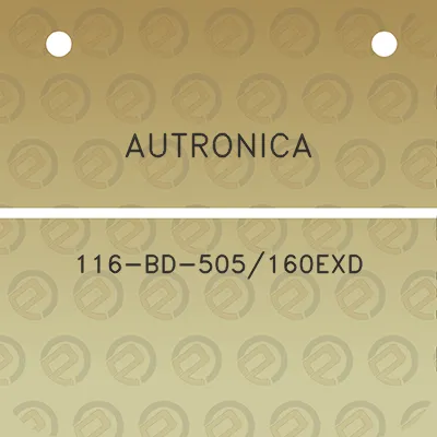 autronica-116-bd-505160exd