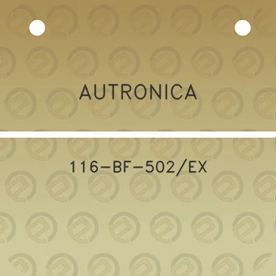 autronica-116-bf-502ex