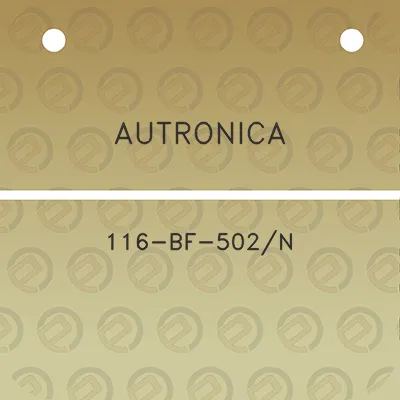 autronica-116-bf-502n