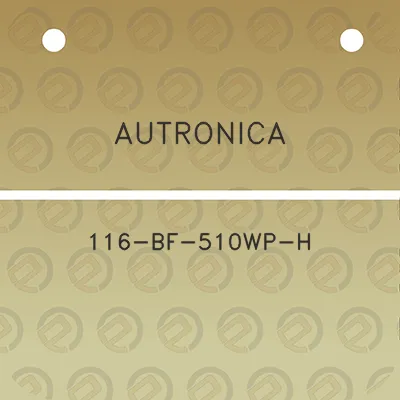 autronica-116-bf-510wp-h