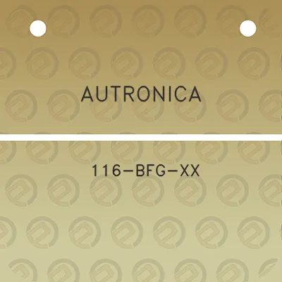 autronica-116-bfg-xx