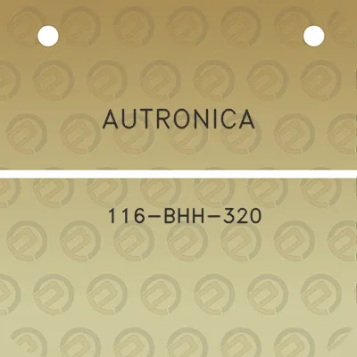 autronica-116-bhh-320