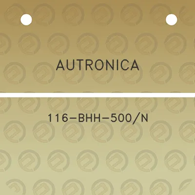 autronica-116-bhh-500n