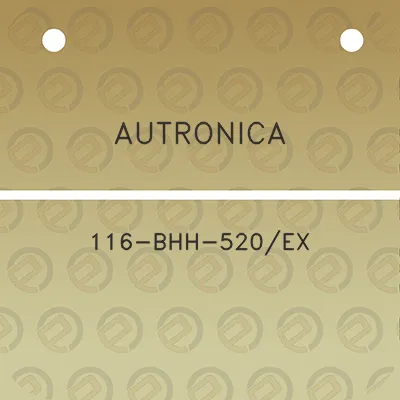 autronica-116-bhh-520ex