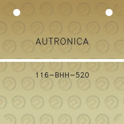 autronica-116-bhh-520