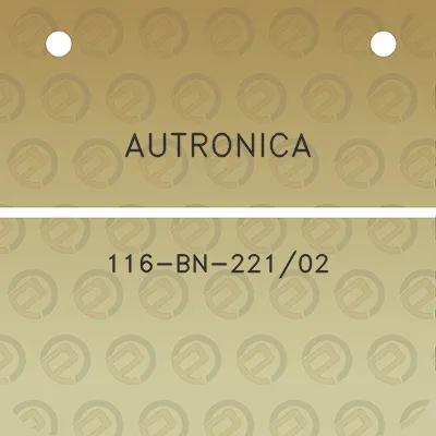 autronica-116-bn-22102