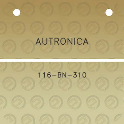 autronica-116-bn-310