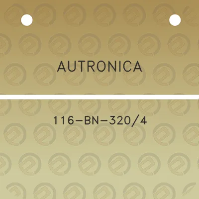 autronica-116-bn-3204