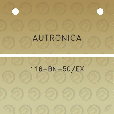 autronica-116-bn-50ex