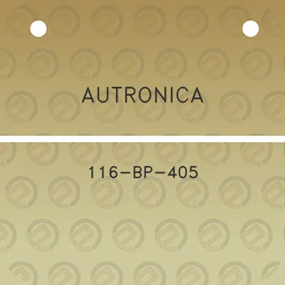 autronica-116-bp-405