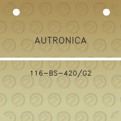 autronica-116-bs-420g2