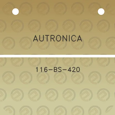 autronica-116-bs-420