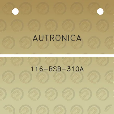 autronica-116-bsb-310a