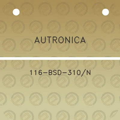 autronica-116-bsd-310n