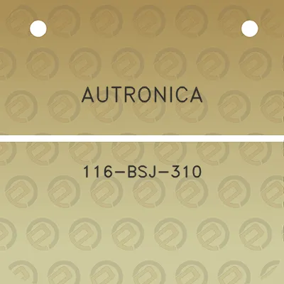 autronica-116-bsj-310