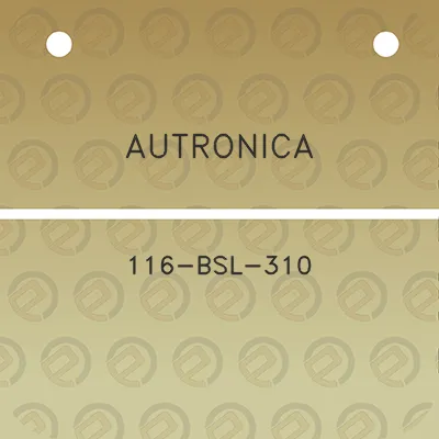 autronica-116-bsl-310