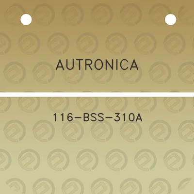 autronica-116-bss-310a