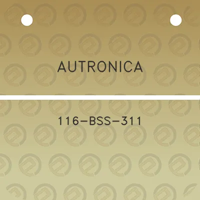 autronica-116-bss-311