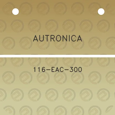 autronica-116-eac-300