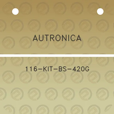 autronica-116-kit-bs-420g